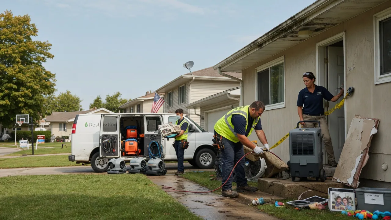 Water Damage Restoration in Italy, TX near me
